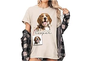 Customizable Dog Shirt with Personalized Options: Perfect Gift for Dog Lovers