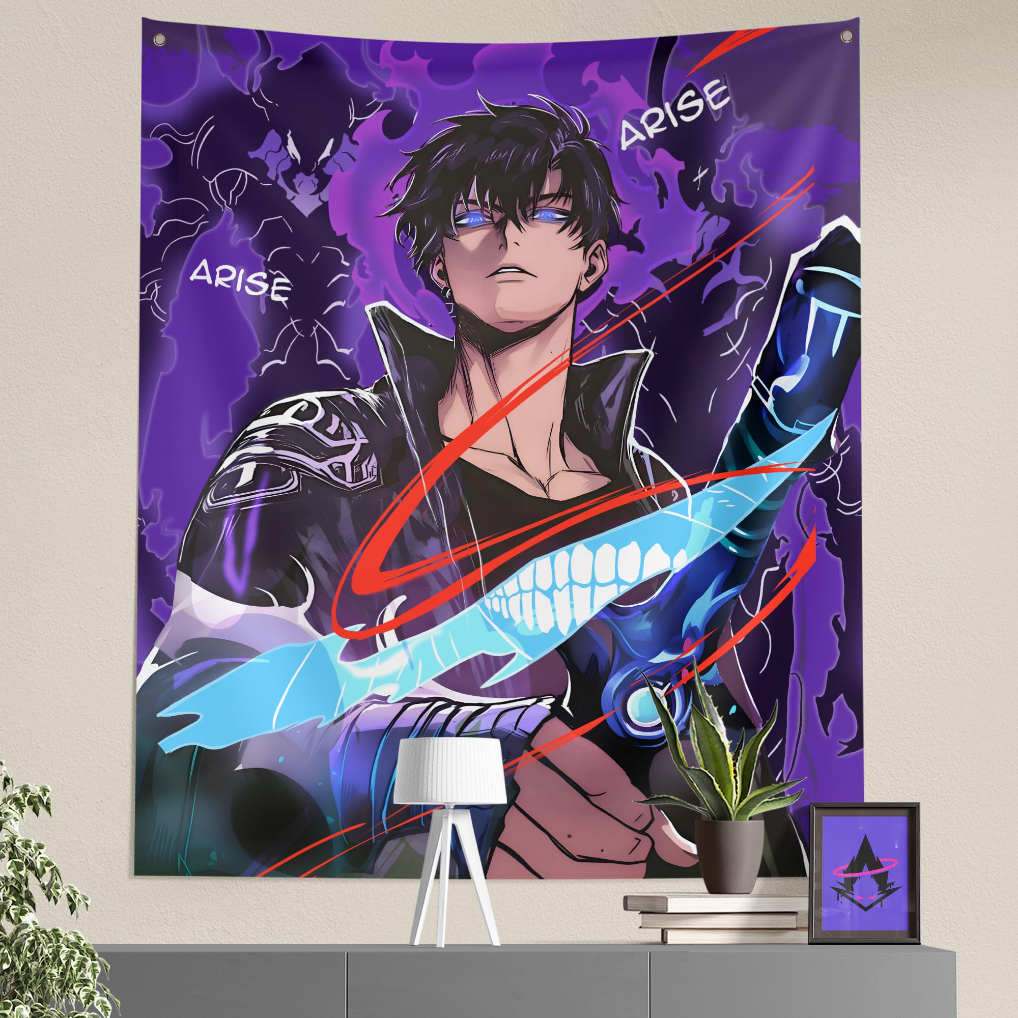 Anime Tapestry - Arise Print Backdrop -8 Anime Tapestry - Arise Print Backdrop -8