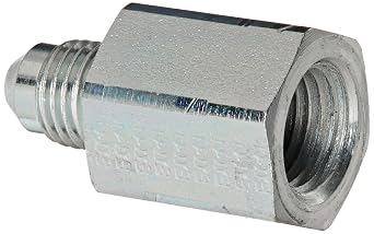 Eaton Weatherhead C5255X4X4 Carbon Steel SAE 37 Degree (JIC) Flare-Twin Fitting, Adapter, 1/4 NPT Female x 1/4 JIC Male (Pack of 4)