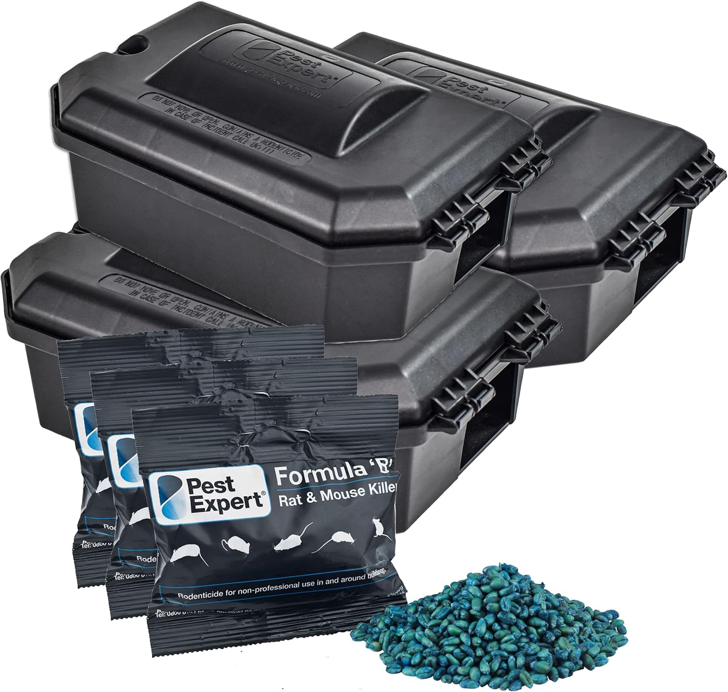 Pest Expert Formula B+ Advanced Rat & Mouse Poison Maximum Strength