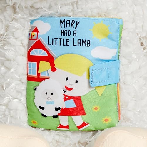 Miniatura 5 de DEMDACO 5004850046 Story Friends Mary Had a Little Lamb Classic White 11 x 8 pulgadas con cuentas de poliéster suave