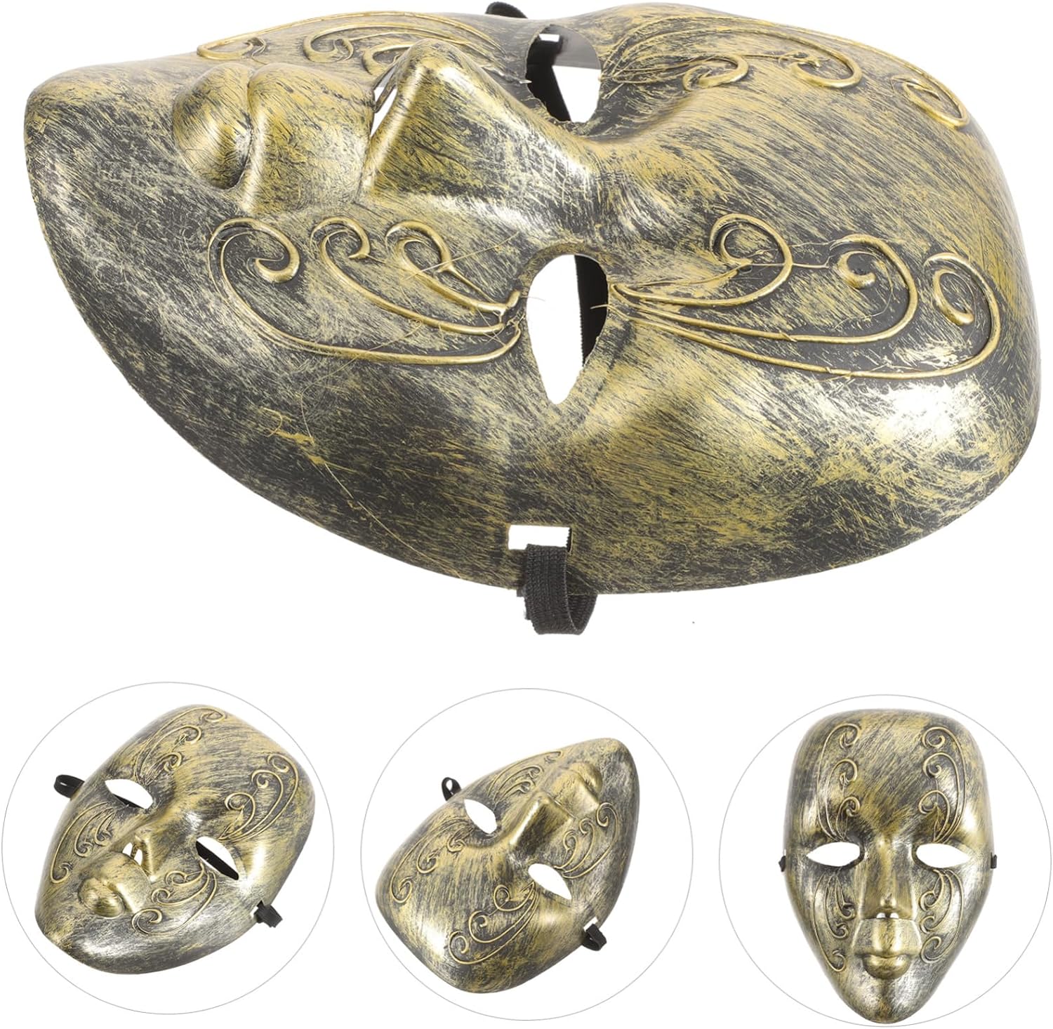 Vintage Full Face Costume Mask for Women Halloween Season Party