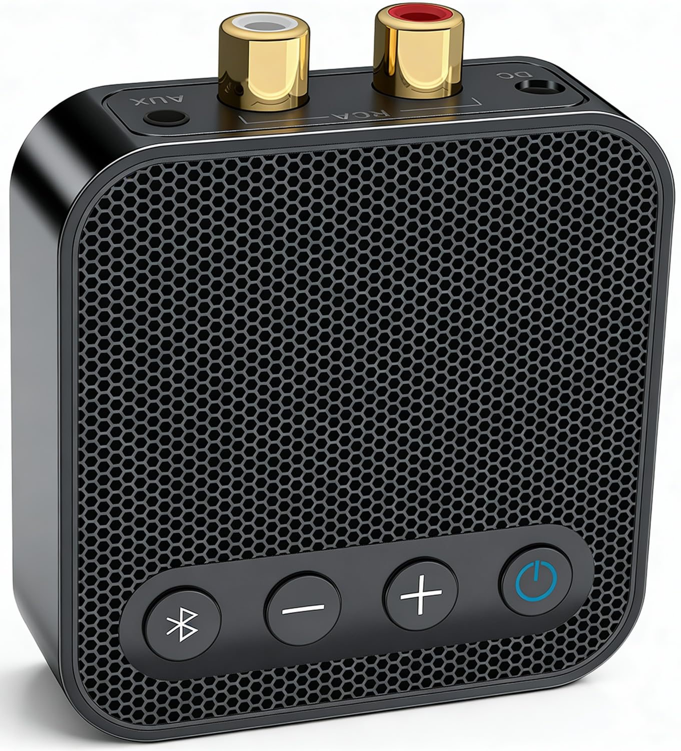 Bluetooth 6.0 Receiver for Home Stereo – Bluetooth Audio Adapter for Old Stereo/Wired Speakers/Music Streaming Sound System with RCA/AUX Long Range Low Latency and HD Audio