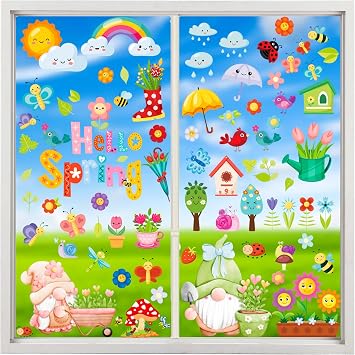 Spring Window clings