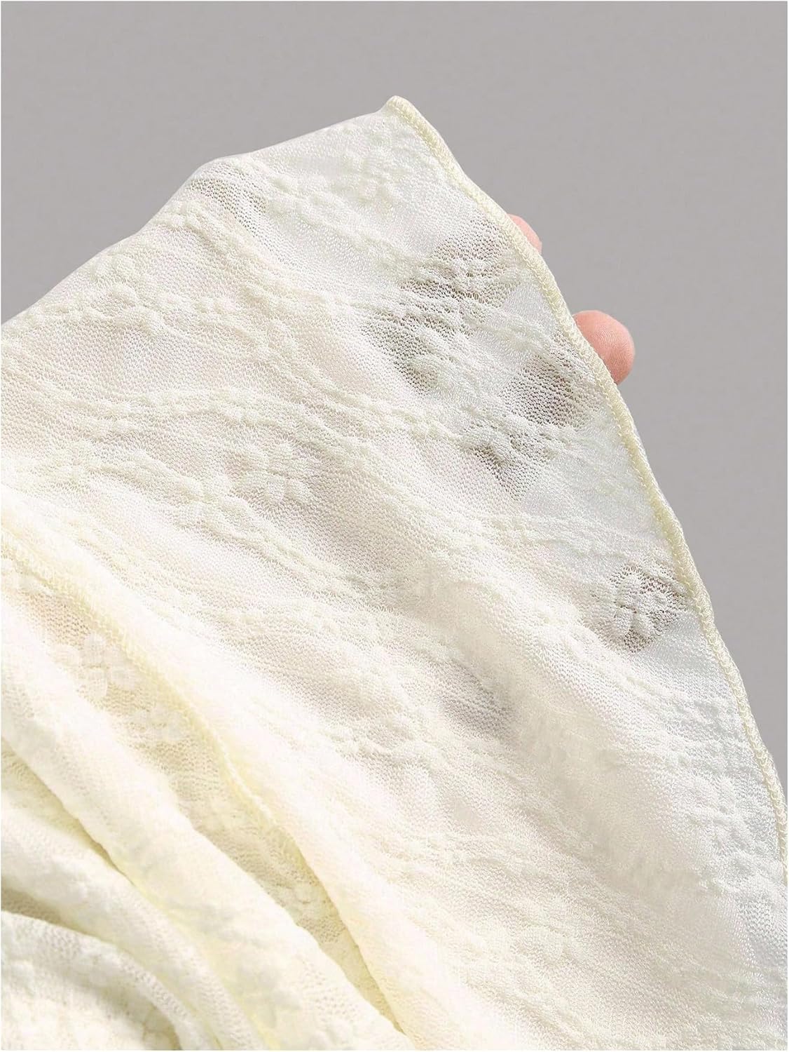 SHENHE Women's Two Piece Skirt Set Lace Ruched Fairy Crop Tank Tops and Layered Ruffle Skirt - Image 5