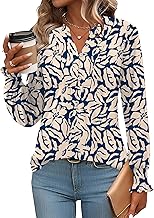 Ivicoer Womens Tops Long Sleeve Shirts for Women V Neck T Shirts Blouses for Women Dressy Casual
