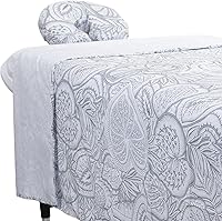 Vista 18 de Juego de sábanas de microfibra premium de 3 piezas de ForPro Professional Collection, natural, ultraligero, resistente a manchas y arrugas. Incluye