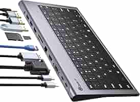 USBドッキングステーションキーボード 11-in-1マルチUSB cドッキングステーション,キーボード付き,100w