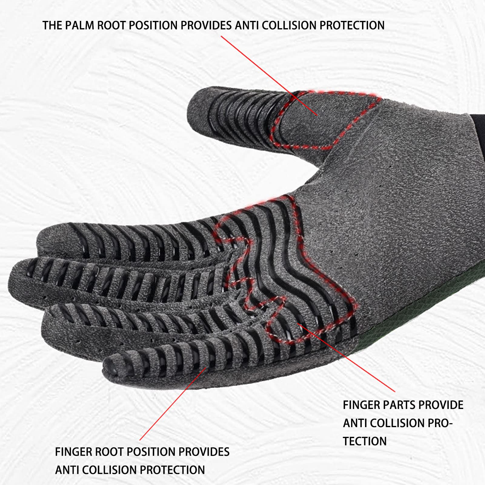 Guantes deportivos, 1 par de guantes para exteriores, transpirables, absorción de impactos, guantes deportivos extremos delgados para levantamiento de pesas, entrenamiento y fitness