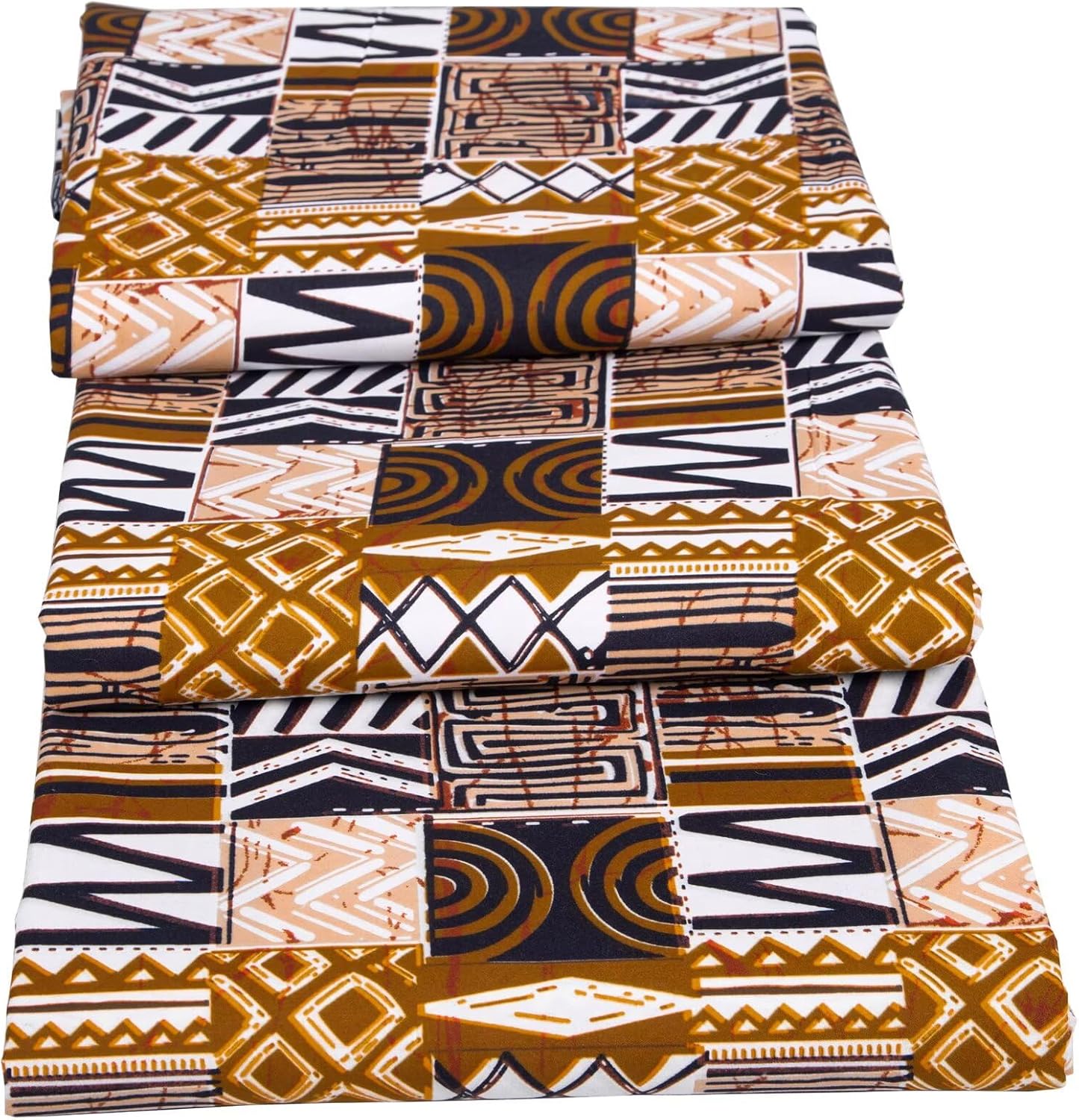 African Ankara Prints Wax Fabric for Party Dress Craft DIY Sewing Textile Polyester Nigeria Tissu