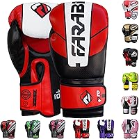 Vista 9 de Farabi Guantes de boxeo Pro Fighter Sparring Gym Bag Punching Focus Pad Mitts