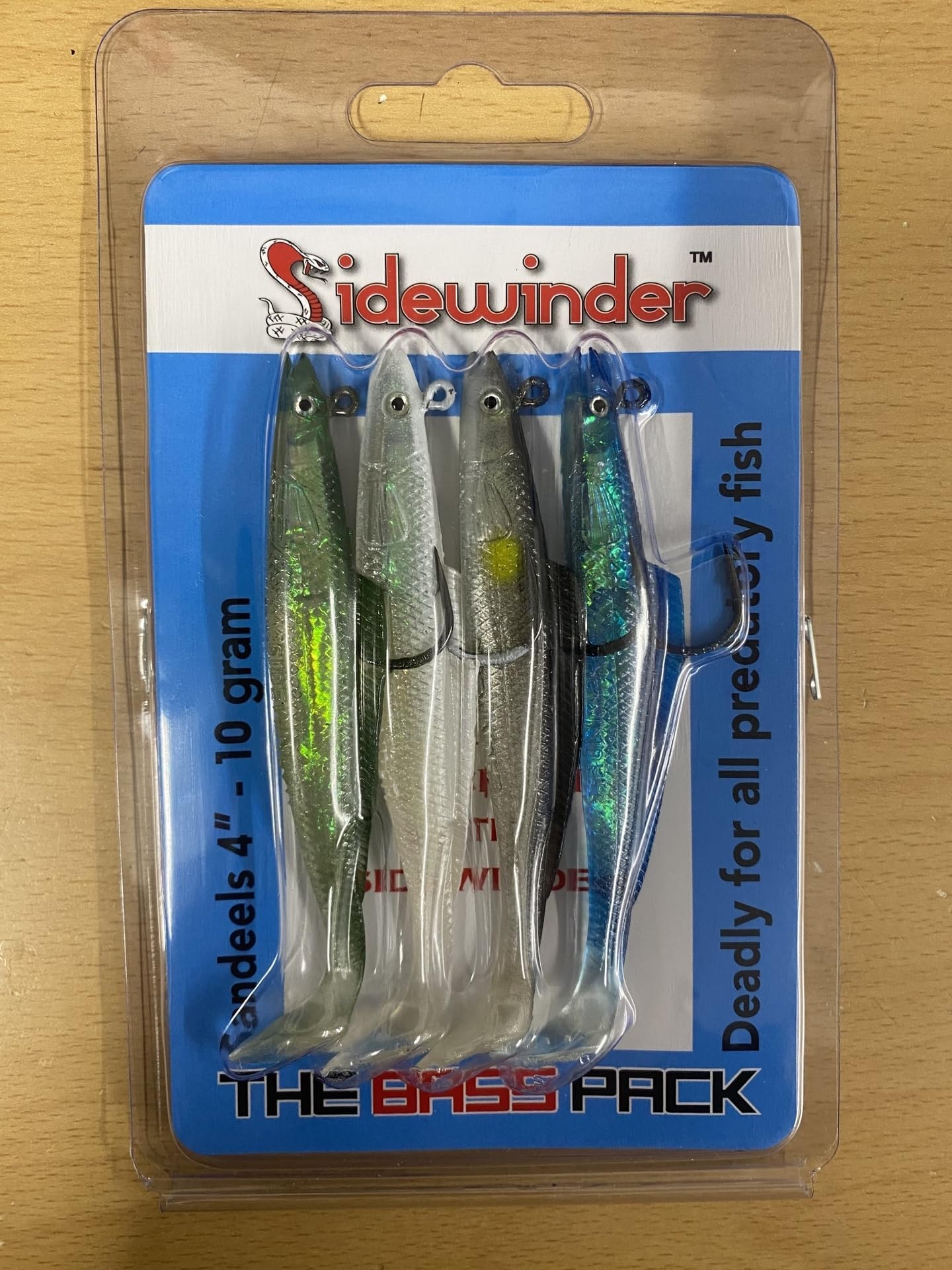 Sidewinder Sandeels The Bass Pack 4"