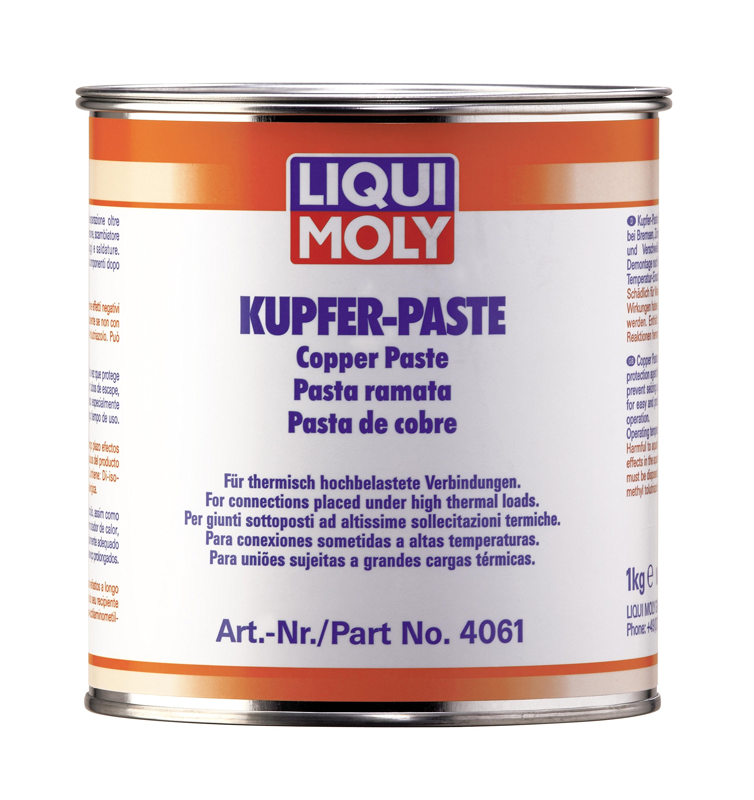 2x LIQUI MOLY 4061 Kupfer-Paste Kupferfett 1kg