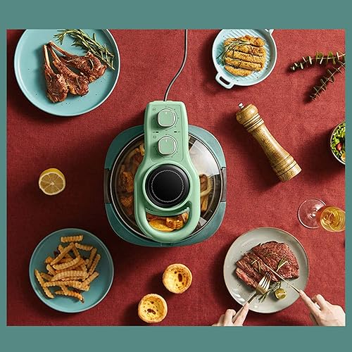 Miniatura 2 de Household 5L Electric Air Fryer Oil Free Low Fat Cooking Automatic Oil-Free Fryer French Fries Fryer