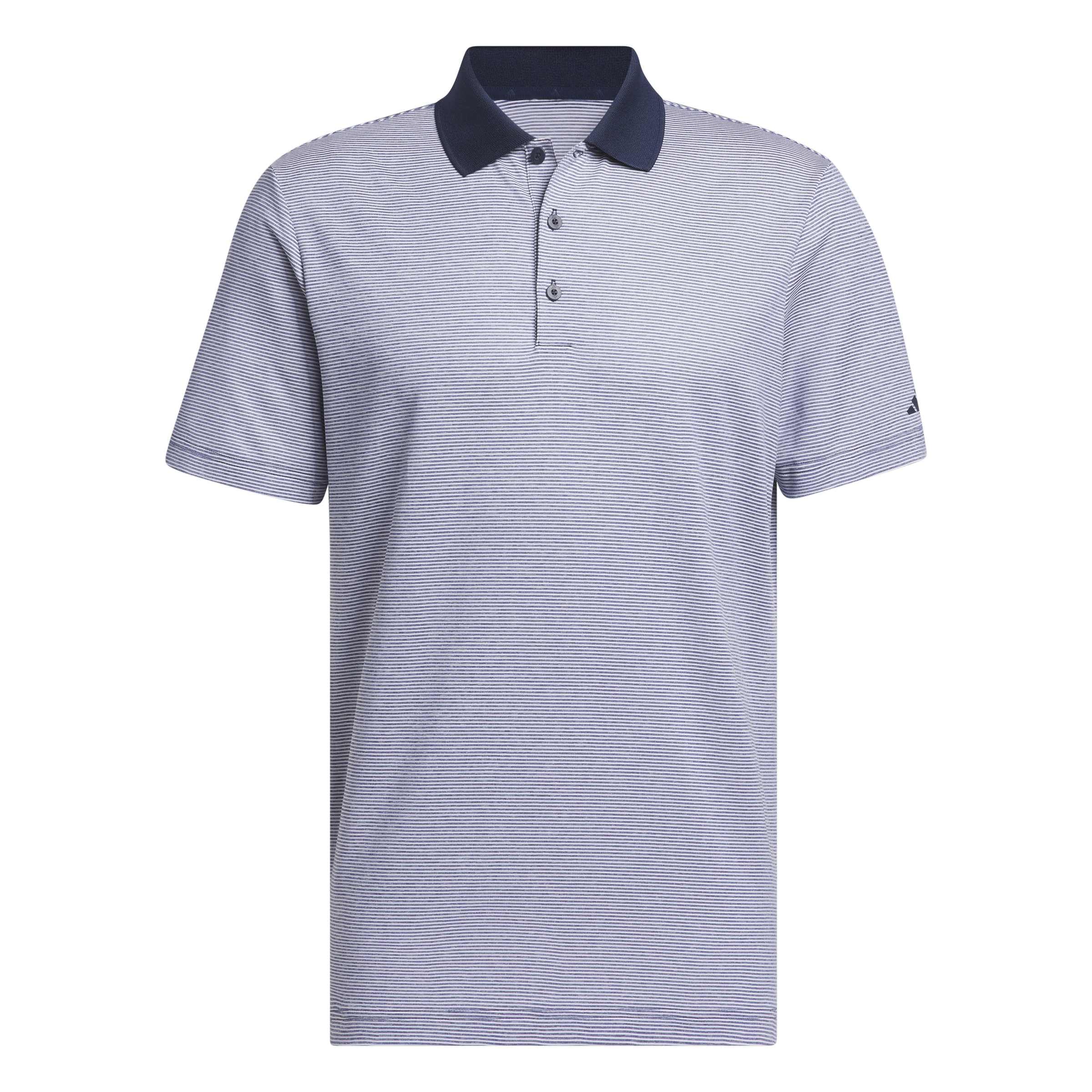adidas Ottoman Stripe Golf Polo Shirt Maglietta da Golf Uomo