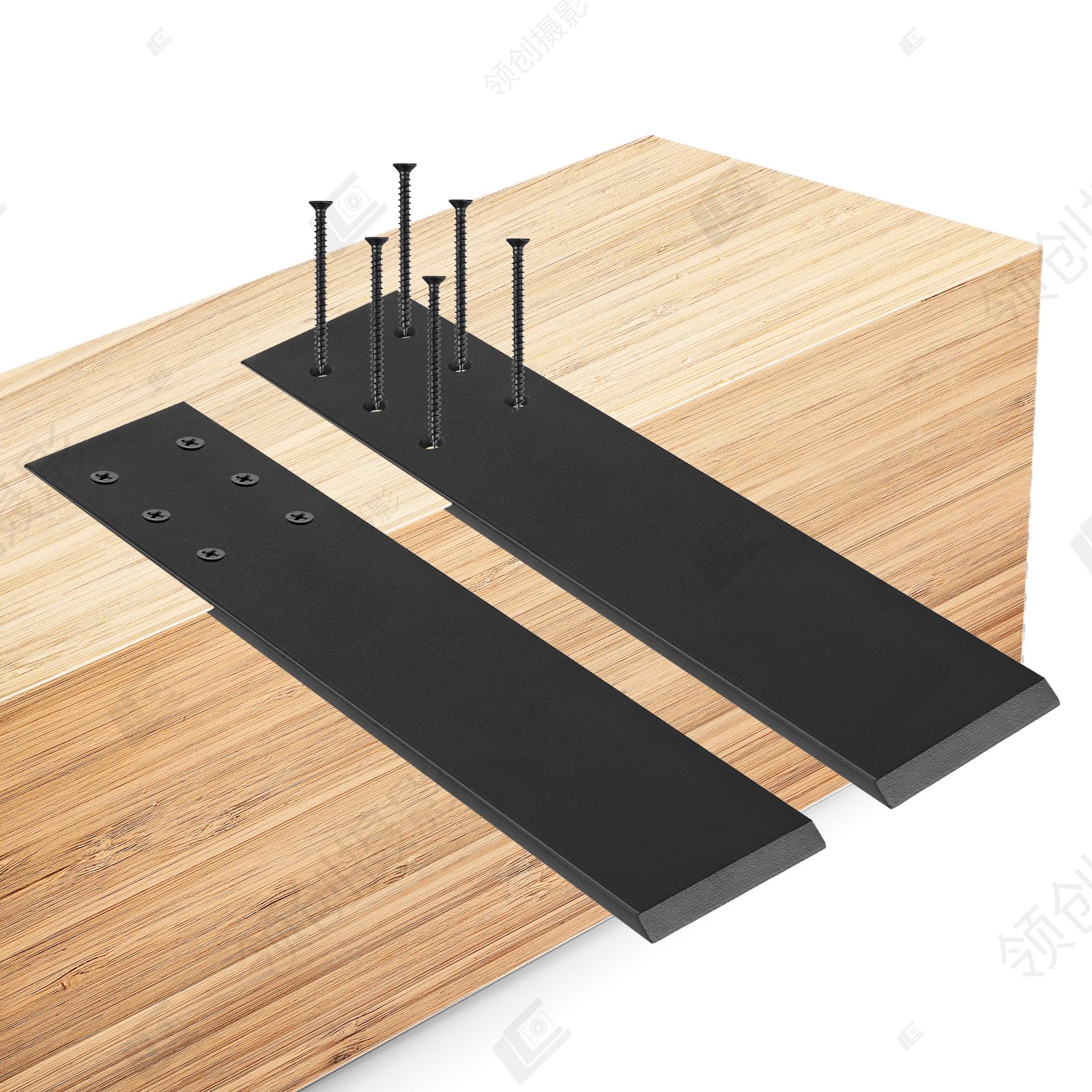 3 Pack Countertop Support Bracket 12 Inch,Solid Heavy Duty Knee Wall Hidden Granite Countertop Support Floating Shelf Bracket,Top Mount,Shelf Bracket Hardware,DIY Projects,Screws Included