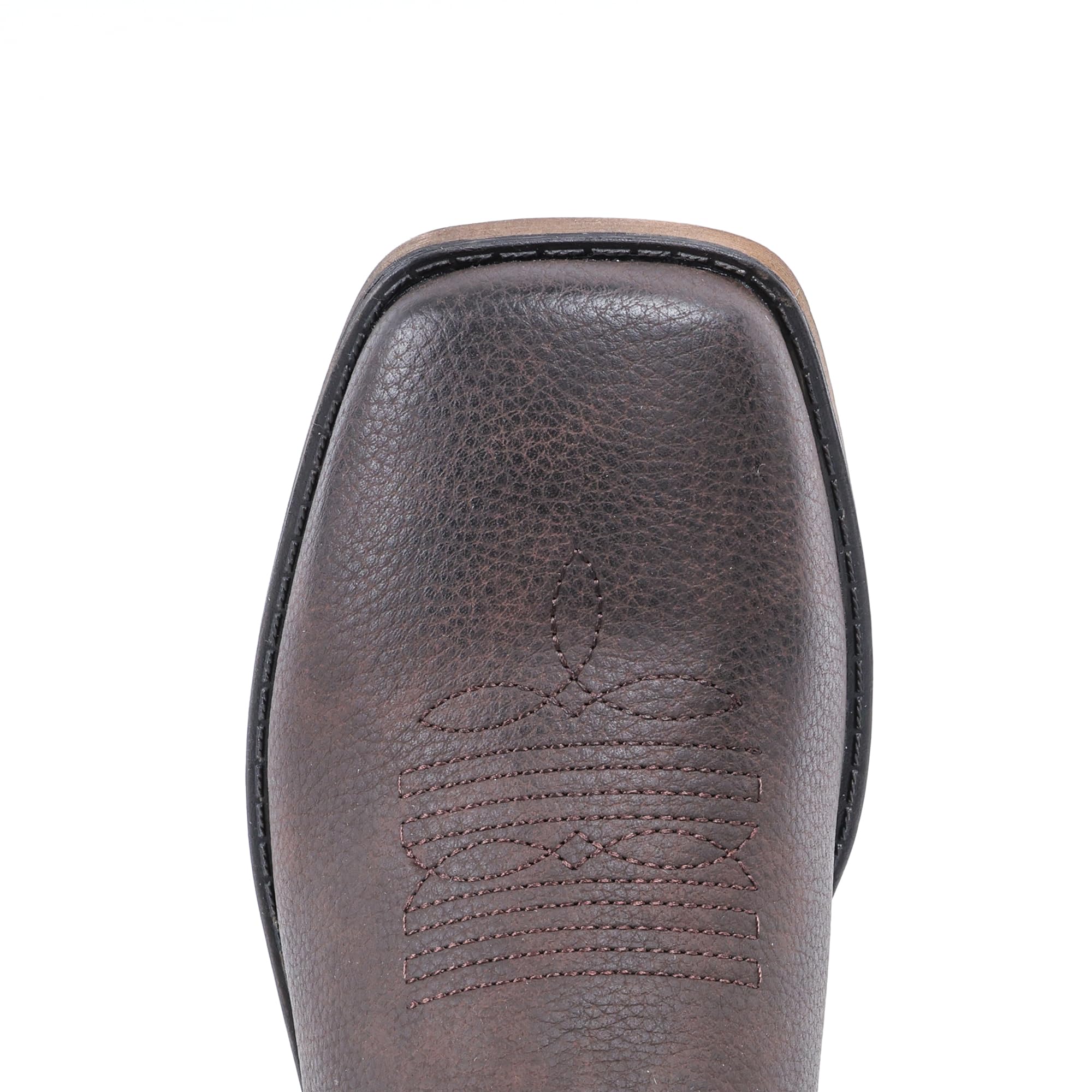 IUV Cowboy Boots For Women Square Toe Western Mid Calf Cowgirl Pull On Fashion Embroidered Cowboy Boots