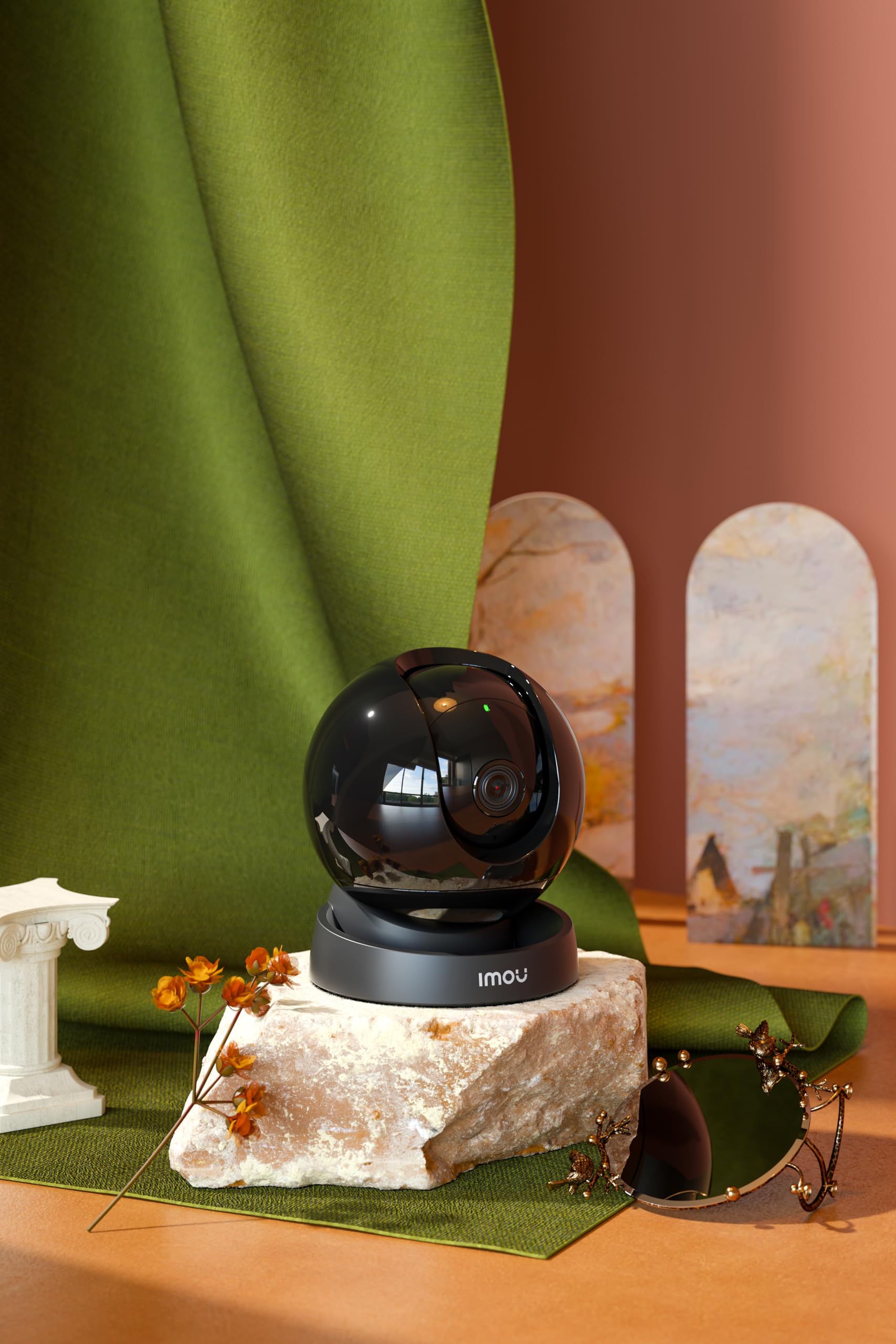 Imou Rex 3D Telecamera motorizzata da interno 2K 3MP con sirena, faretto, pet detection e Imou Sense