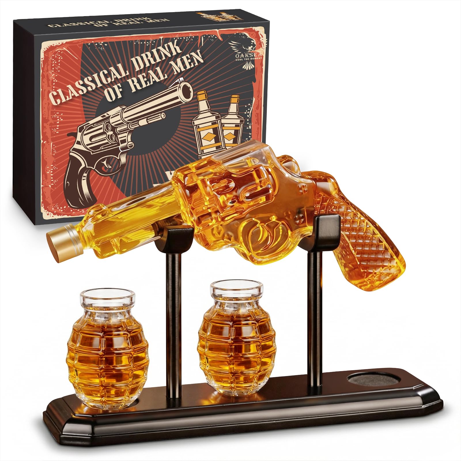 Oaksea Whiskey Decanter Set