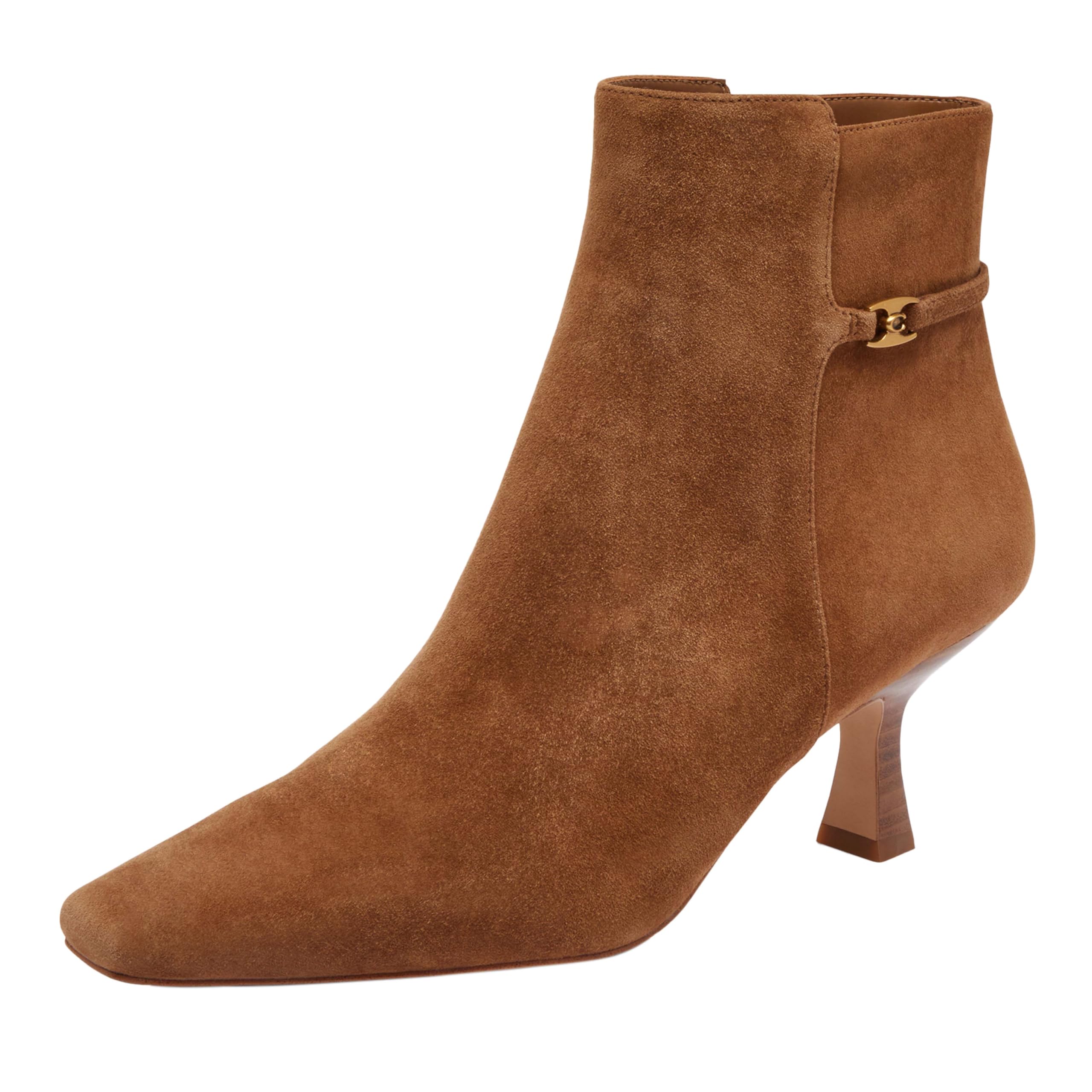 COACH womens Rebecca Suede Bootie