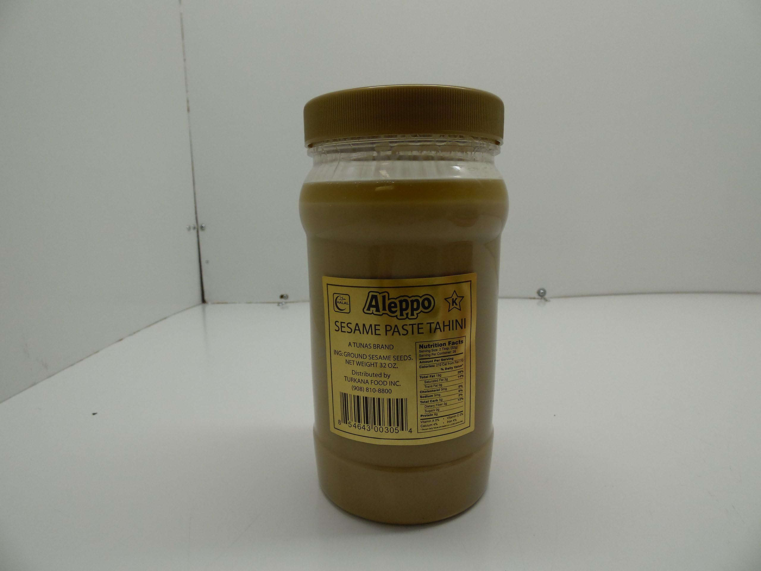 Aleppo Sesame Paste Tahini, 32 oz