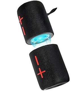 2 in 1 Magnetic Dual Splittable Bluetooth Speaker, IPX6 Waterproof Split Portable Wireless Speaker with 20W Loud Stereo Sound ,Bluetooth V5.3, 24H Playtime, Multiple pairing for Home,Outdoor or Travel - Amazon product rated Grade A