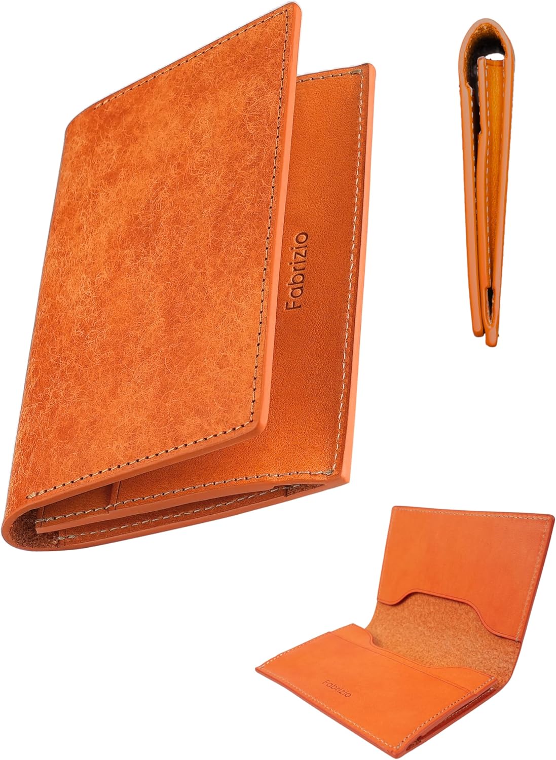 PRADA マネークリップ サフィアーノレザー 三つ折り カードケース RFID