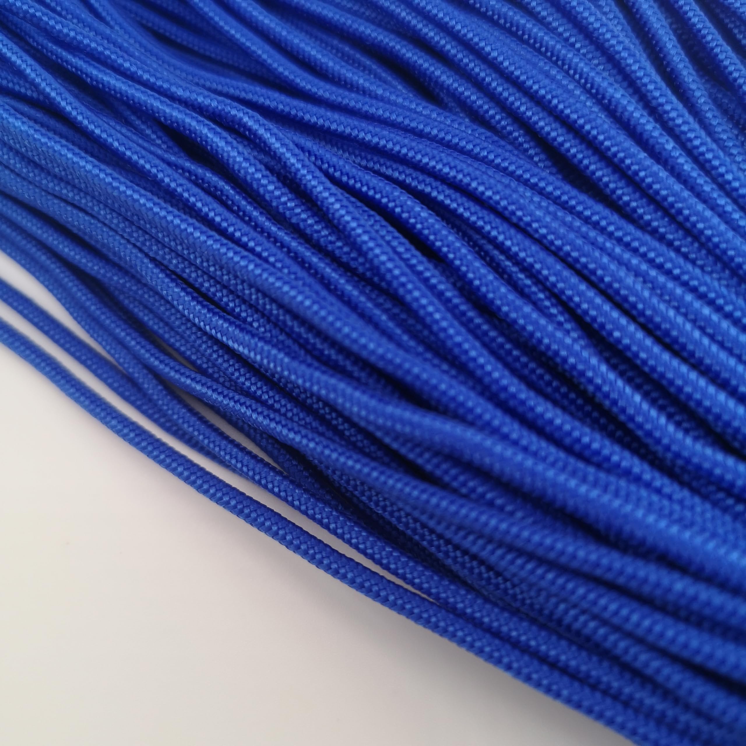 2mm Paracord Rope – Durable Nylon Cord for Crafts & Outdoor Gear - For Hiking, Camping, Tent, Crafting, DIY, Bushcraft, Lanyard, DIY (Blue, 10 meters)