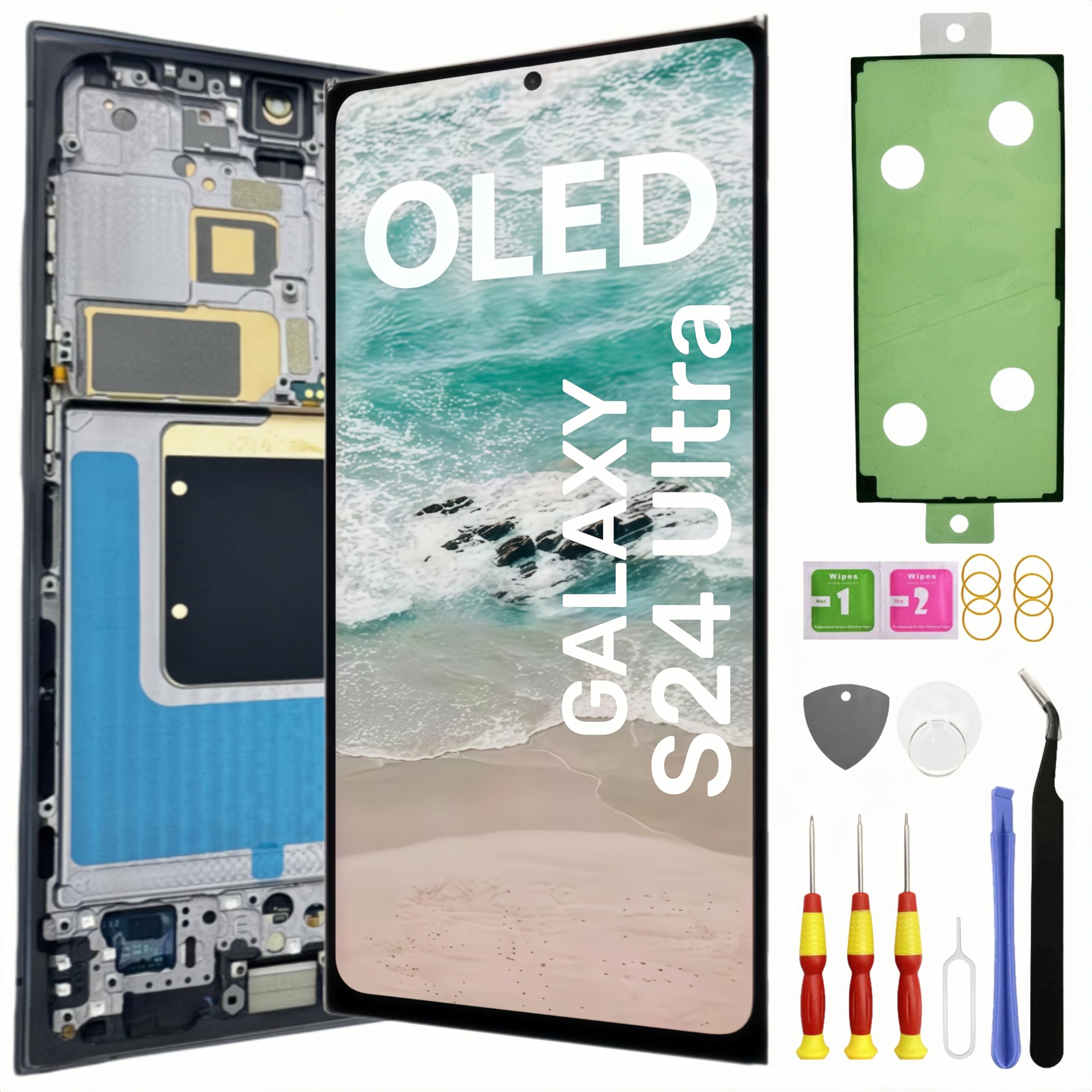 Amazon.com: OLED Galaxy S24 Ultra Screen Replacement for Samsung