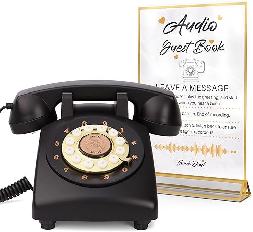 Miniatura 9 de Libro de invitados de audio para teléfono de boda, conserva tus ocasiones especiales, mensajes de audio personalizados, para bodas, fiestas,