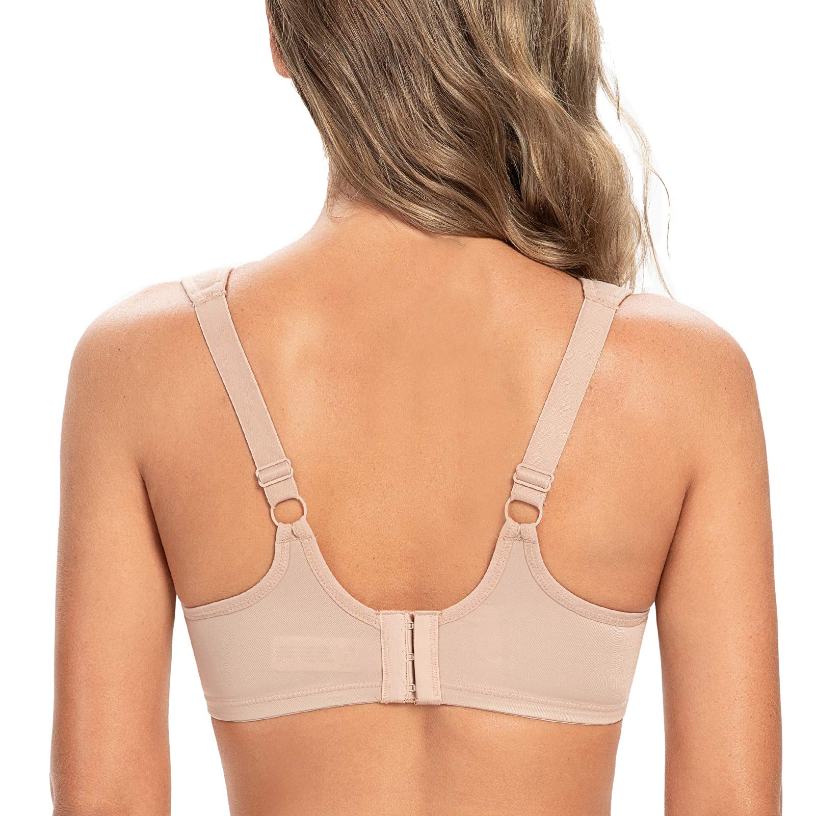 Donna Reggiseni Taglie Forti con Ferretto Minimizer Riducente Spalline Imbottite