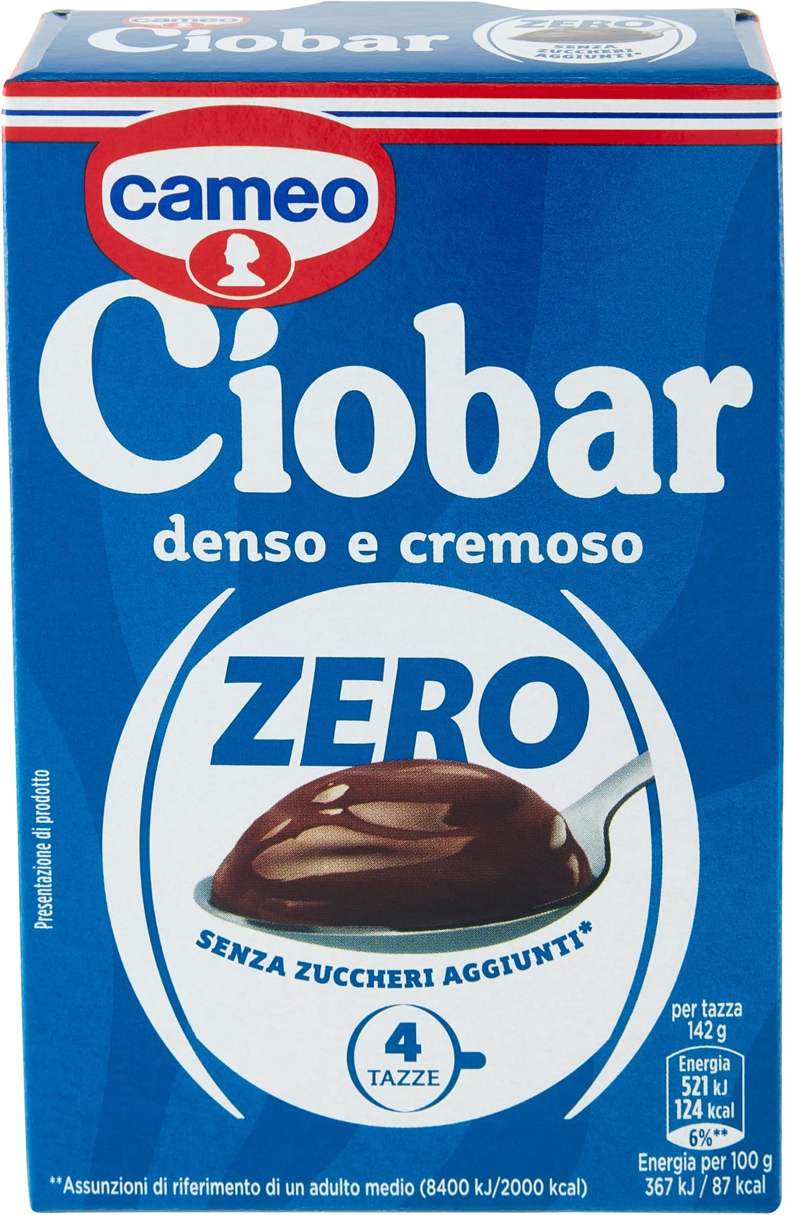 Ciobar Zero - with no Added Sugar (4 x 19g)