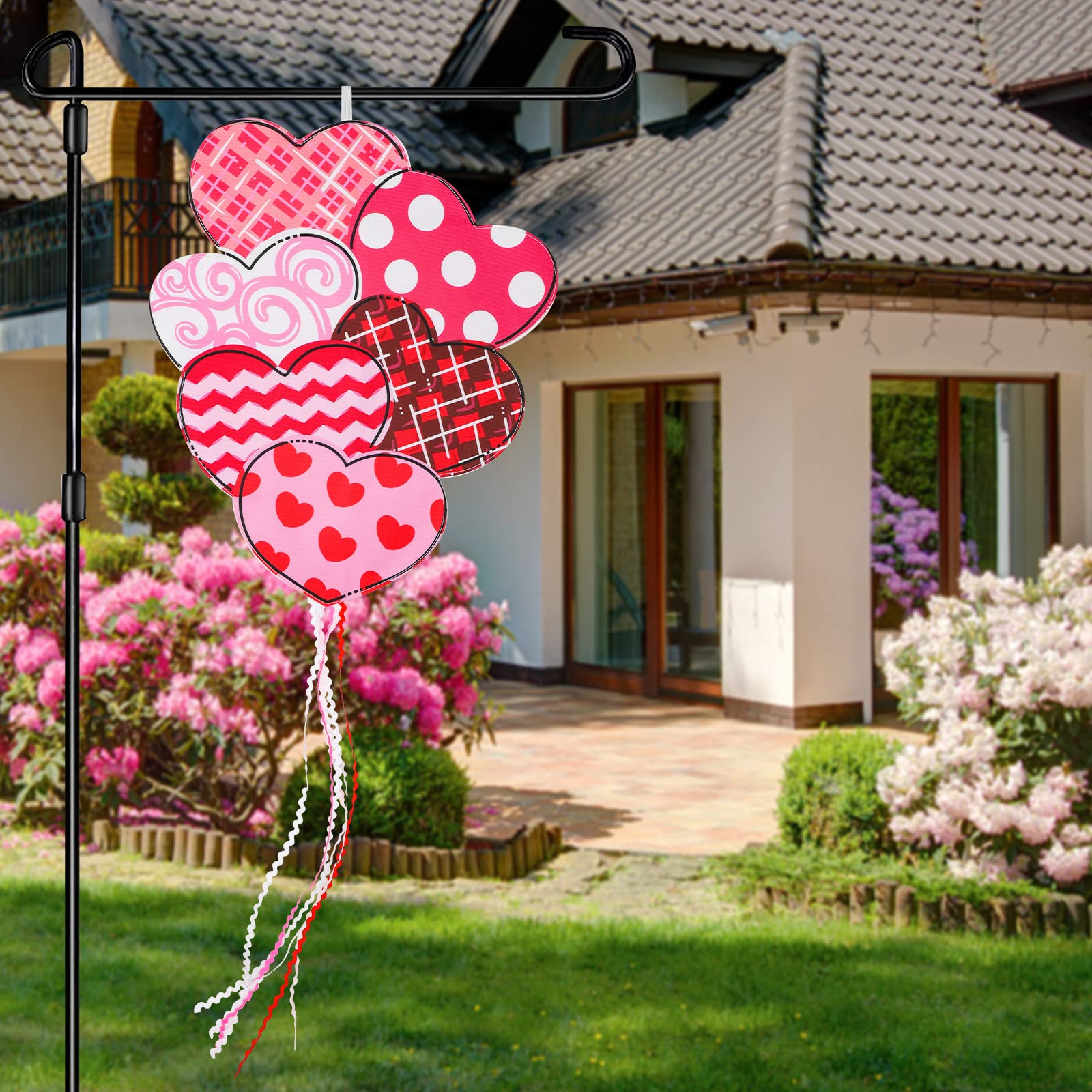 Outdoor Valentine Flags