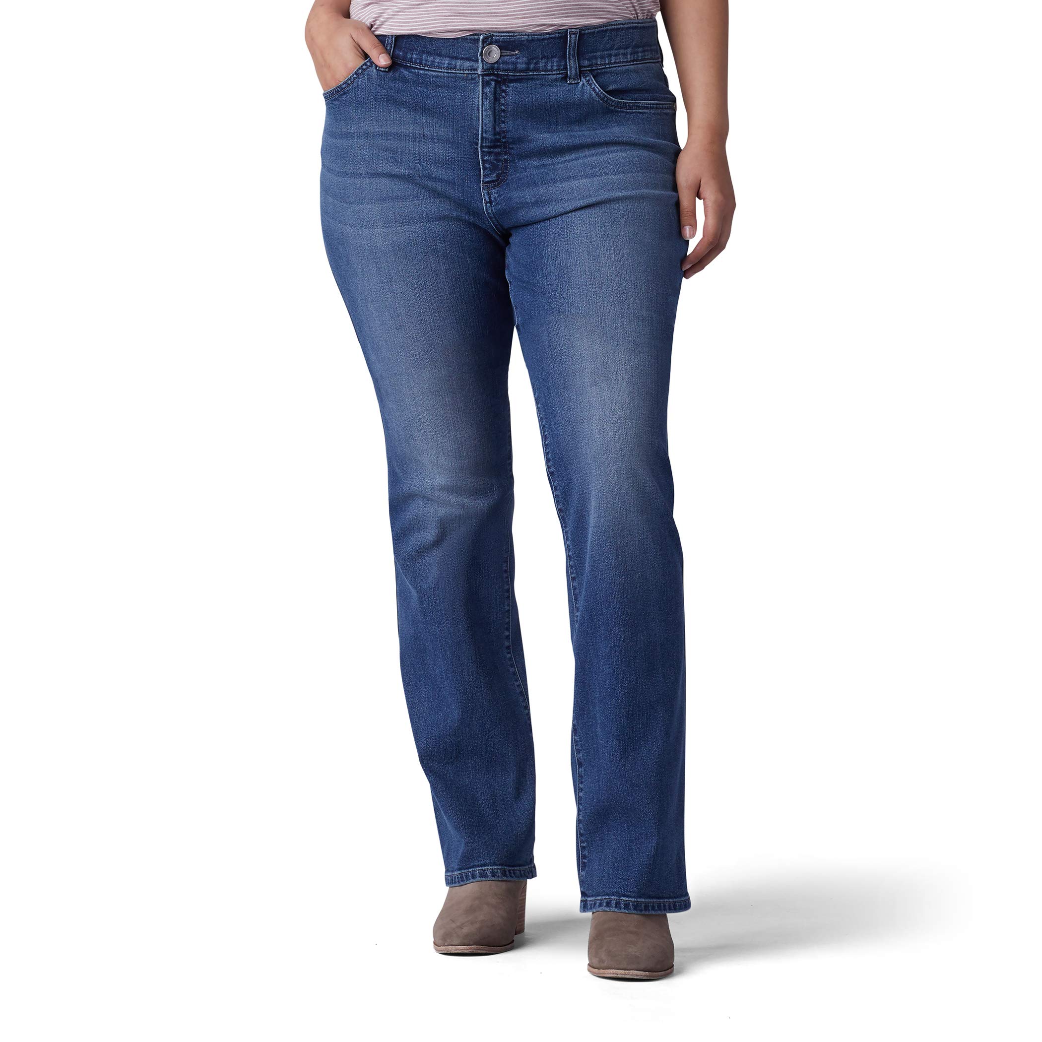 LeeWomen's Plus-Size Flex Motion Regular Fit Bootcut Jean