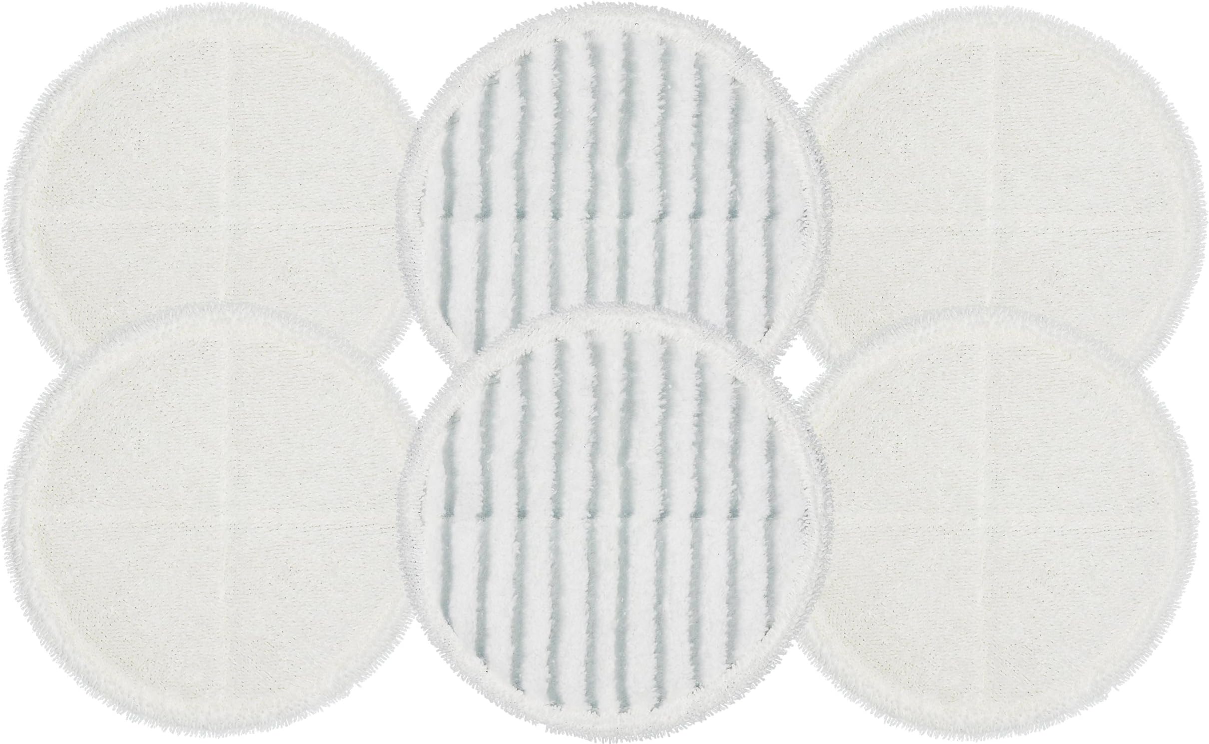 2124 Spinwave Replacement Mop Pads for Bissell Bissel Spinwave Hard Floor Cleaner Powered Rotating Mop 2039 Series, 2307, 2315A, Part # 2124 (6 - Pack (4 Soft Pads + 2 Scrubby Pads))