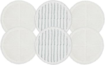 2124 Replacement Pads, Compatible with Bissell Spin-Wave Hard Floor Cleaner Powered Rotating Mop 2039 Series, 2307, 2315A, Part # 2124 6 - Pack 4 Soft Pads + 2 Scrubby Pads