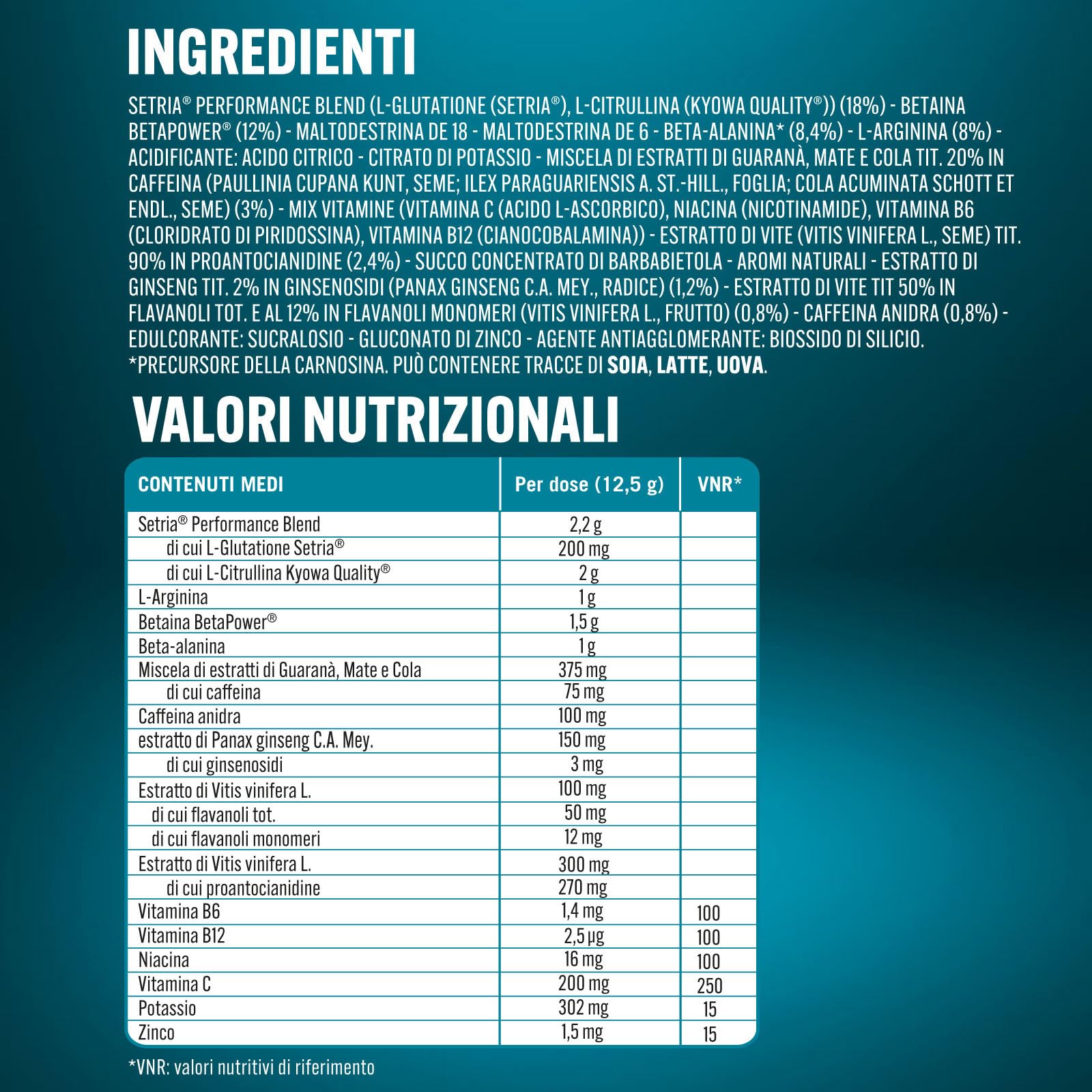 Enervit Pure-Pro Pre Workout Integratore in Polvere Gusto Fragola-Ananas, con Caffeina, Betaina, Beta-Alanina, Creatina, Potassio e Vitamina B6, Prepara il Fisico per Workout Intensi, Vegan, 313g