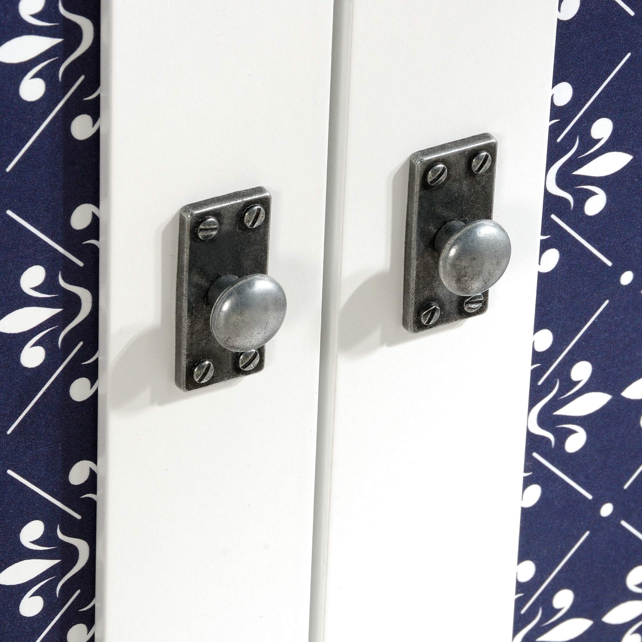 Sauder Cottage Road Library con porte, lunghezza 74,4 cm x larghezza 35,5 cm x altezza 181,6 cm, finitura Mystic Oak