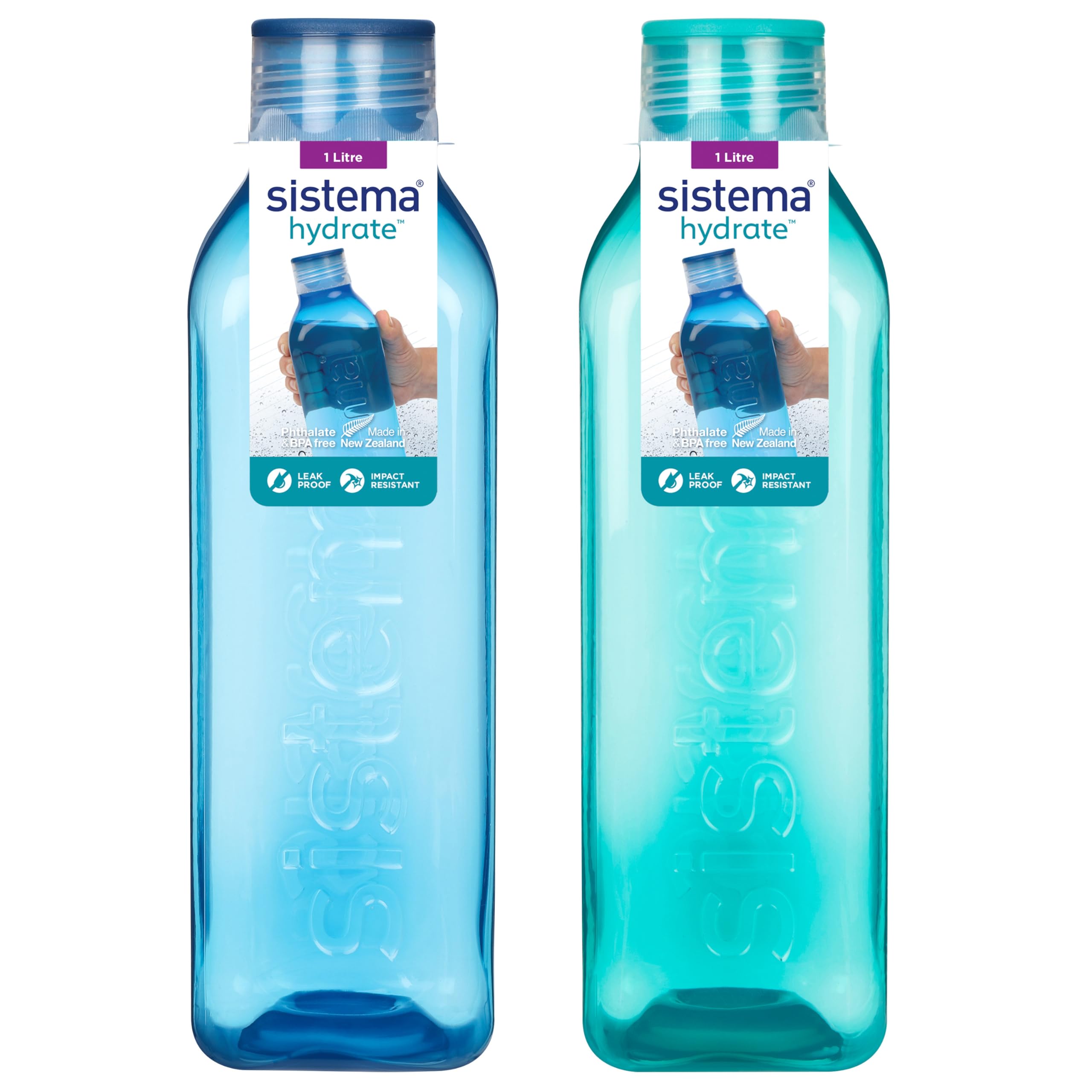 Sistema 1L Square Bottle 2 Pack ECOM (1)