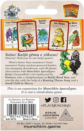 Miniatura 3 de Steve Jackson Games Munchkin: Apocalipsis Munchkin - Naranja Kaiju