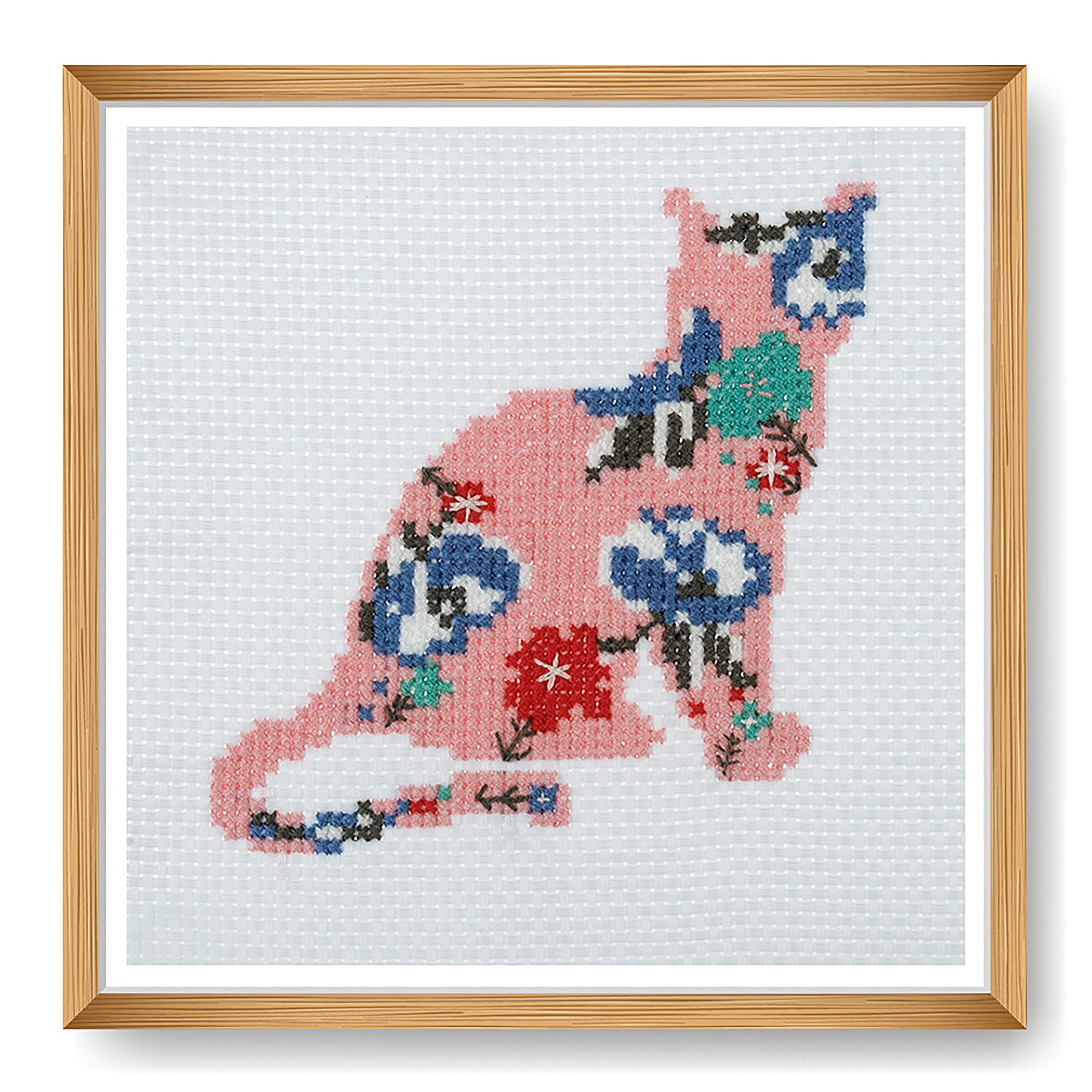 Trimits Mini Counted Cross Stitch Kits, 13 x 13cm (5 x 5in), Cat