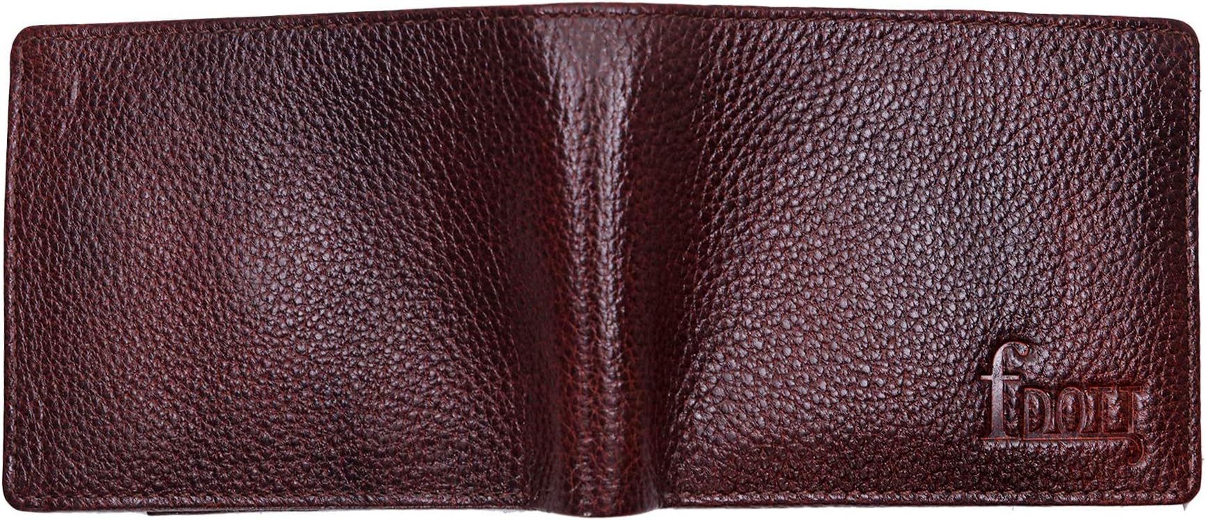 F DOTTMen's Genuine Leather Bi-fold Wallet