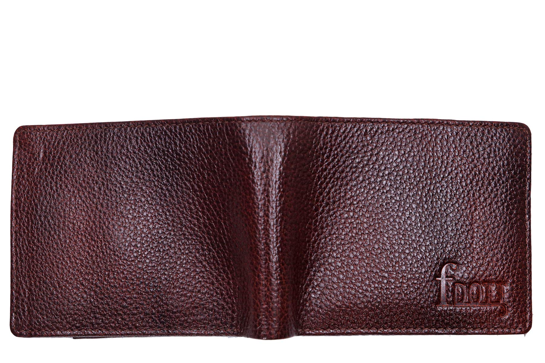 F DOTTMen's Genuine Leather Bi-fold Wallet
