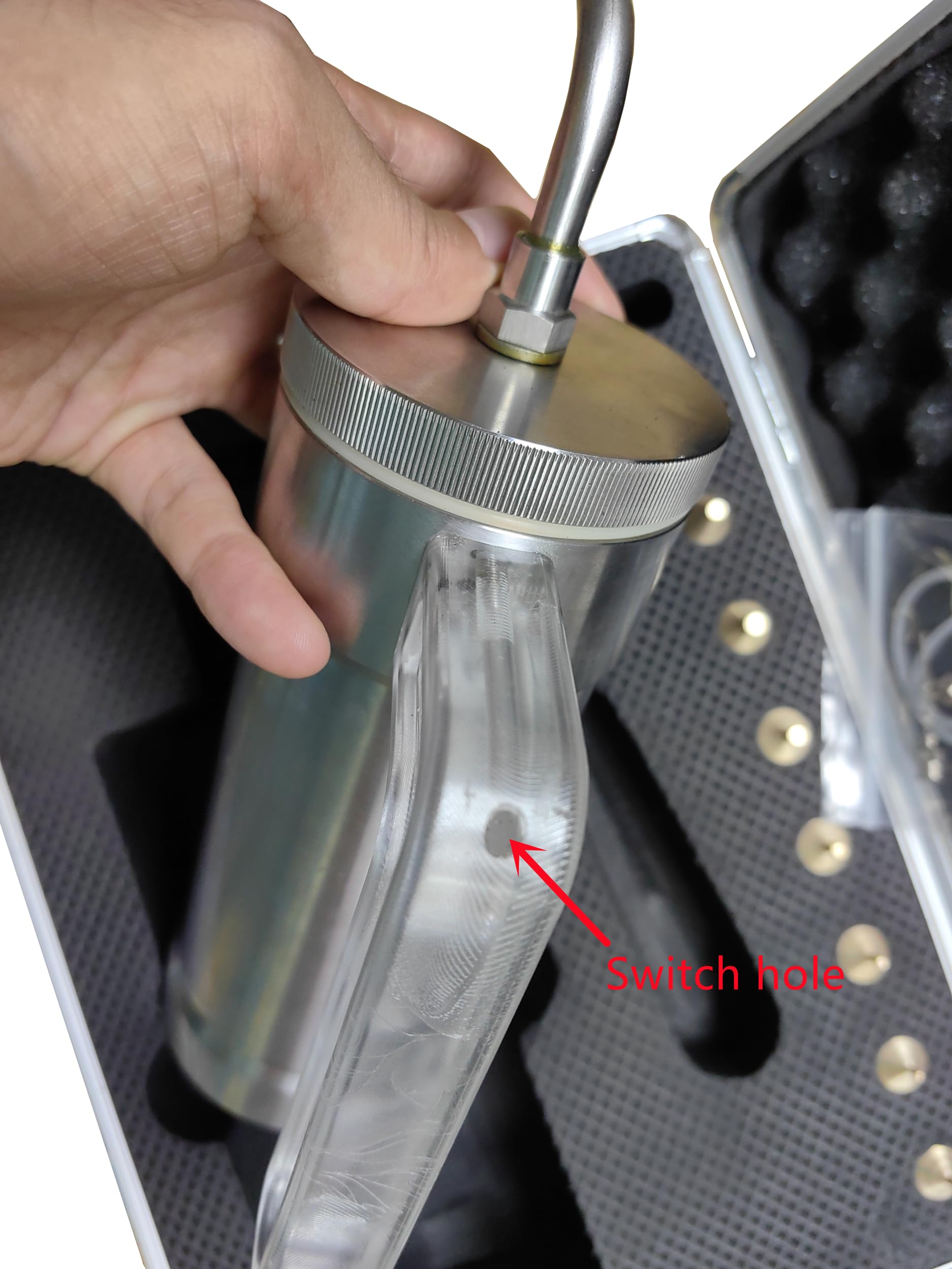 Tratamiento criogénico líquido nitrógeno (LN2) pulverizador de terapia de congelación instrumento 300 ml