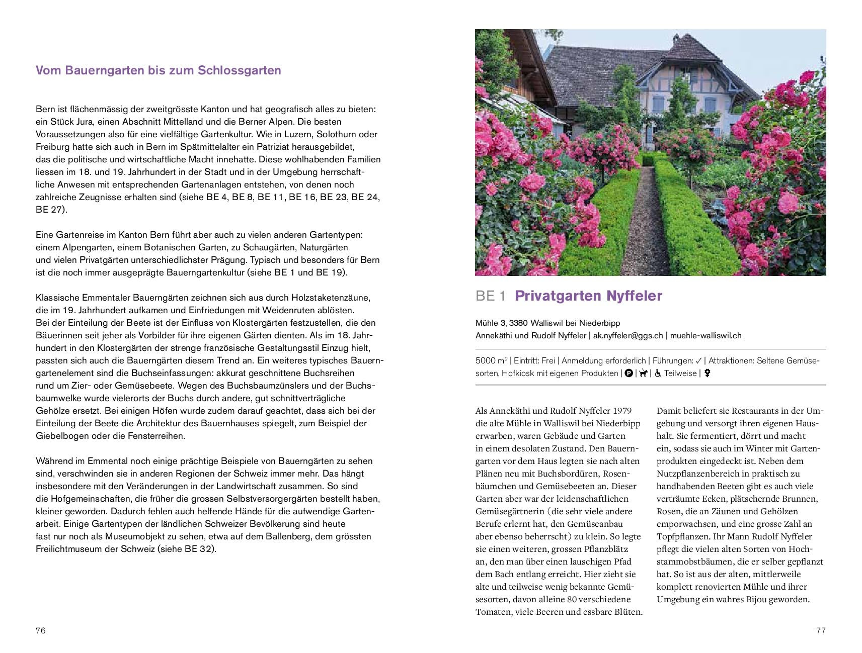 Gartenführer Schweiz: Die 330 schönsten Gärten und Parks in der Schweiz – alle Informationen zum Besuch. Entdecken und genießen Sie die Vielfalt der Schweizer Gartenkultur. Natürlich bei AT