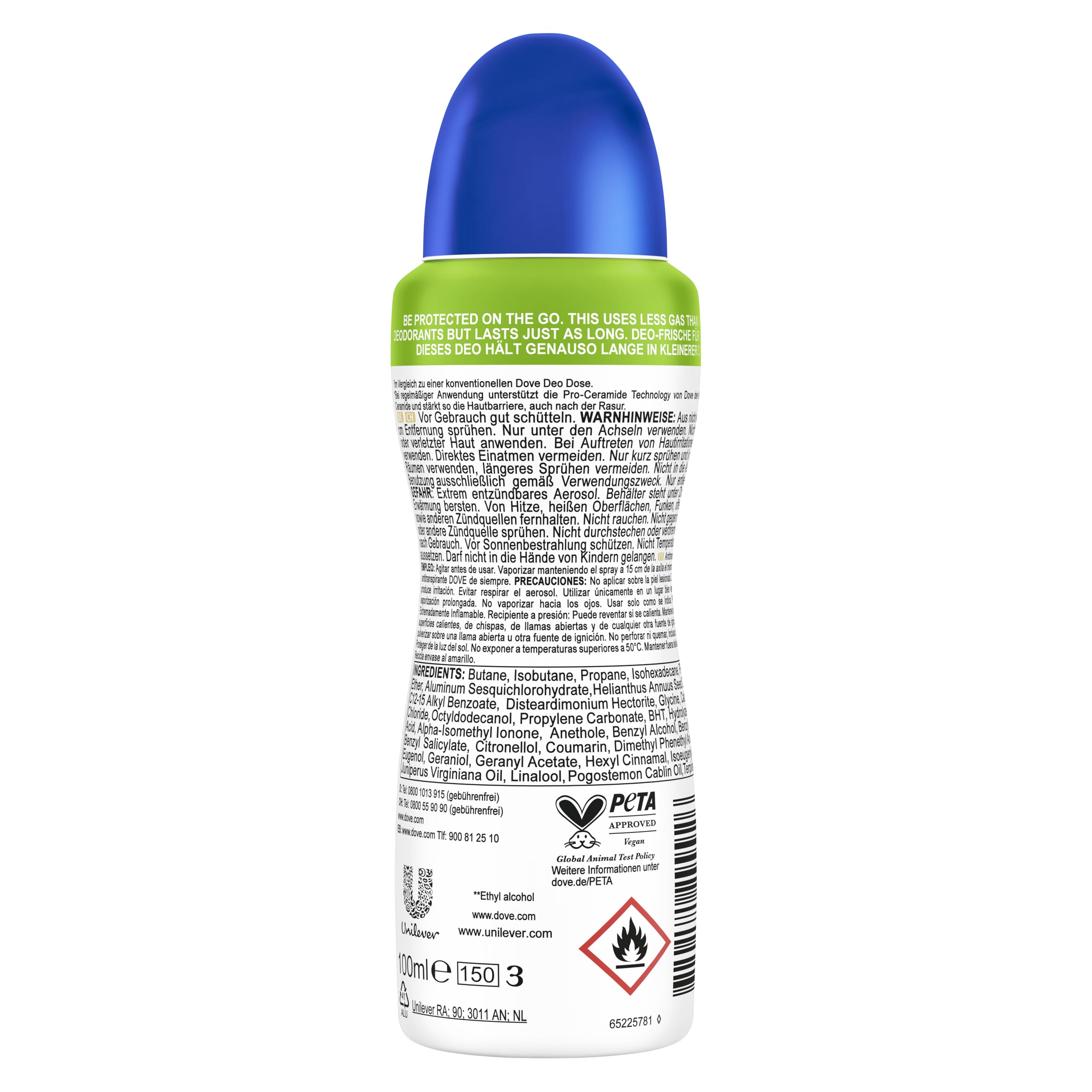 Dove Advanced Care 72H Original Dezodorant, 600 ml