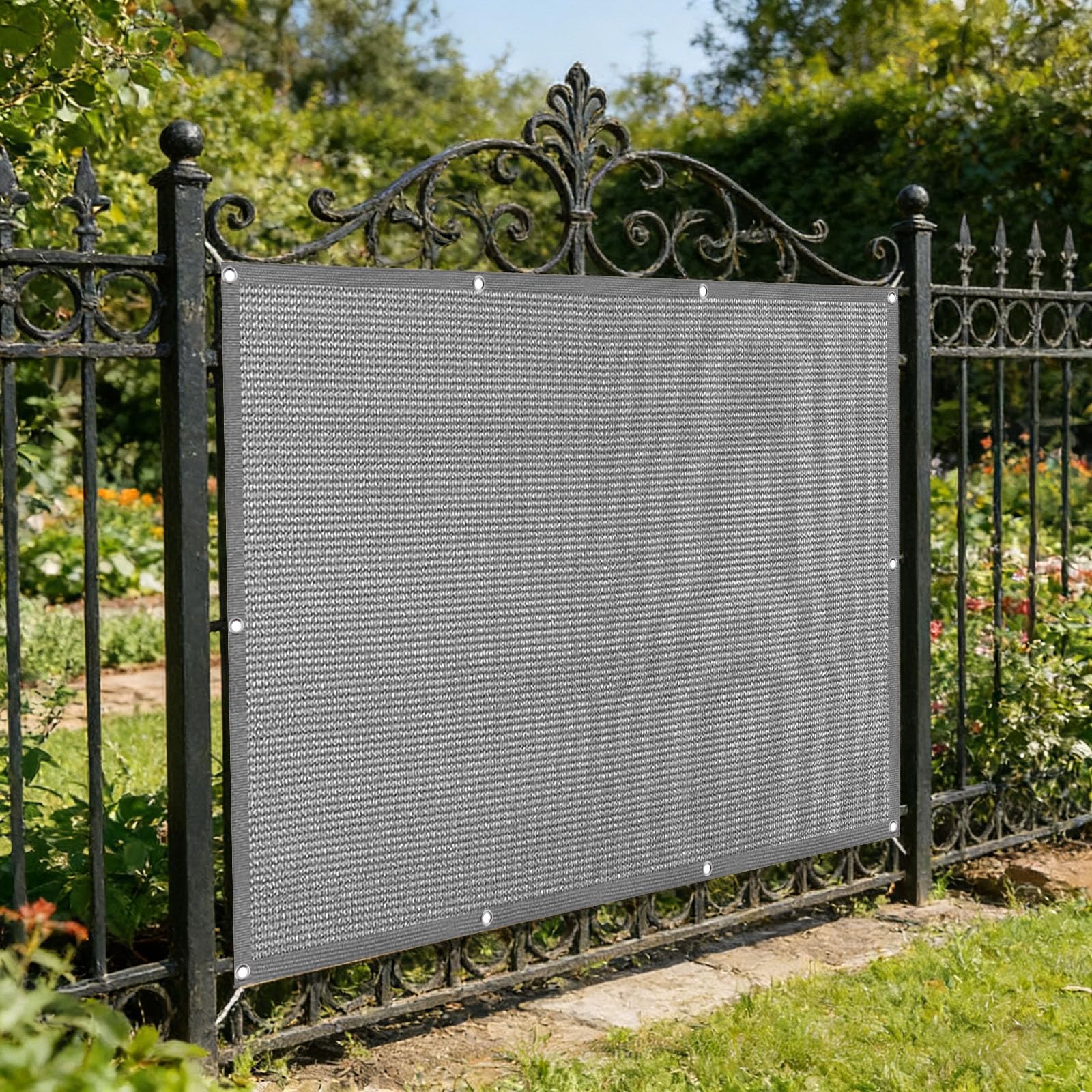 Pare-soleil résistant au vent et aux déchirures pour protection de terrasse