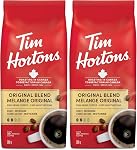 Café décaféiné de Tim Hortons, mouture fine, torréfaction moyenne, 300 g