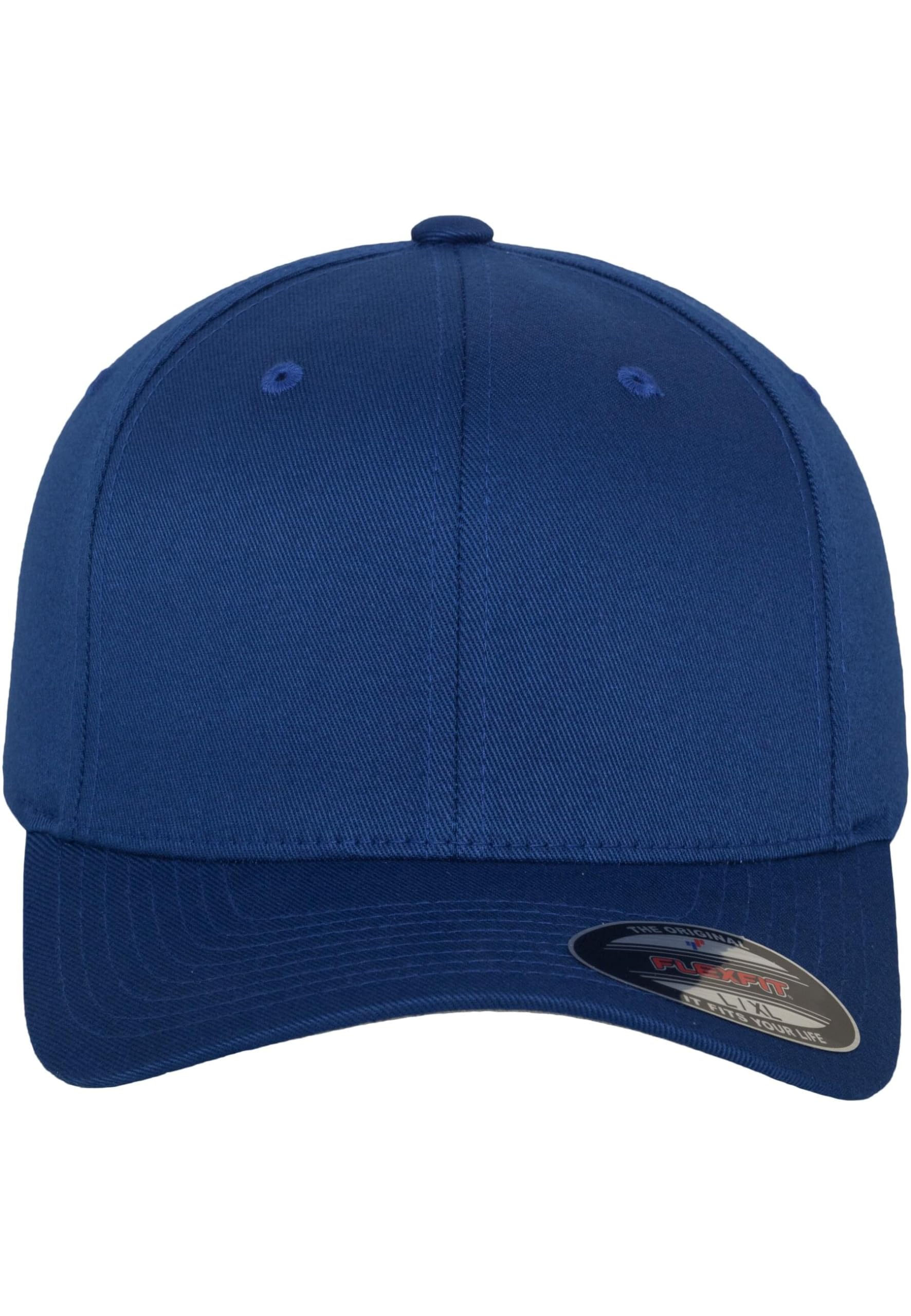 Flexfit Unisex Cap Wooly Combed, Unisex Baseballkappe, S/M, royal