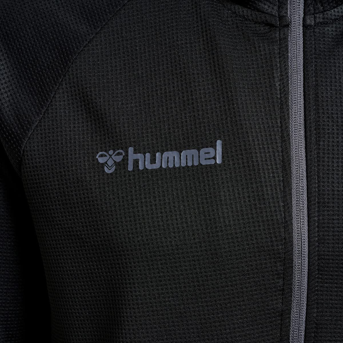 hmlAUTHENTIC Poly Zip Jacket Color: Black/Asphalt_Talla: L